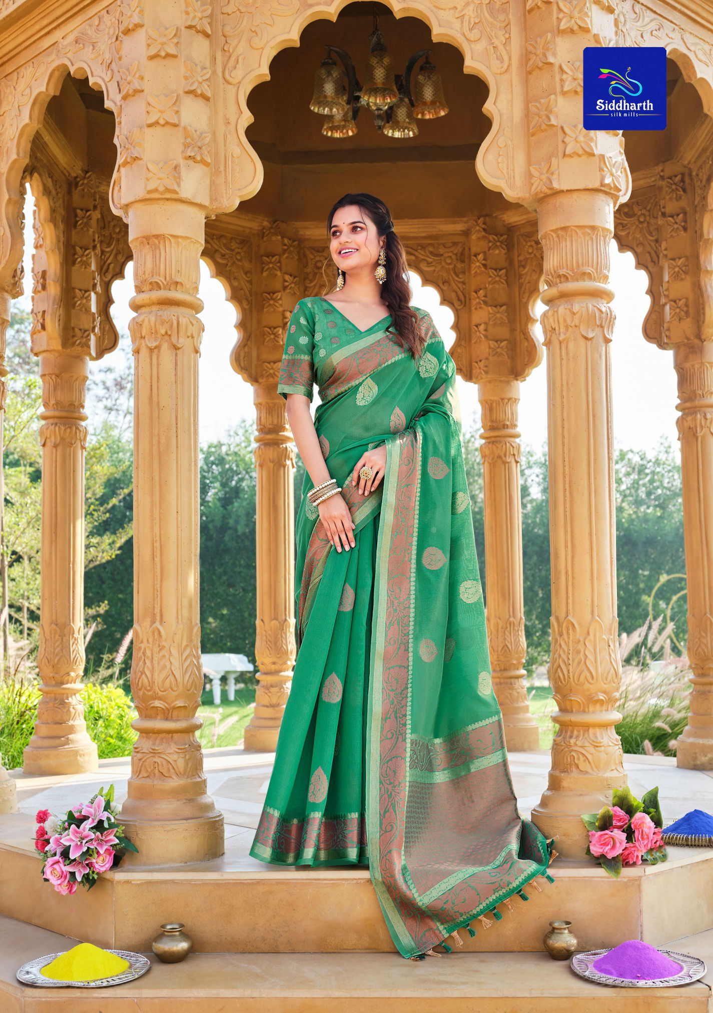 Marina Silk By Siddharth 5001-5006 Party Wear Sarees Catalog